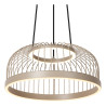 Lucide RIXANNE - Suspension - Ø 40 cm - LED 3 StepDim - CCT - 1x22W 2200K/4000K - Taupe - Vibes