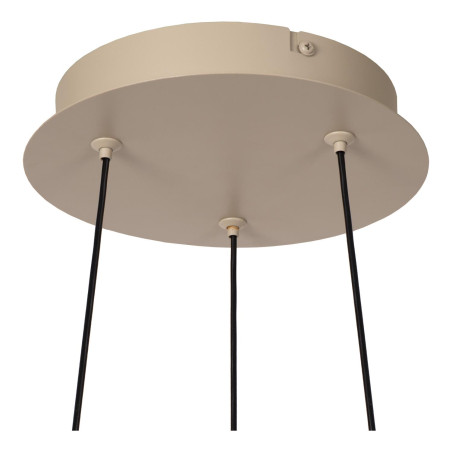Lucide RIXANNE - Suspension - Ø 40 cm - LED 3 StepDim - CCT - 1x22W 2200K/4000K - Taupe - Vibes