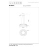 Lucide RIXANNE - Suspension - Ø 40 cm - LED 3 StepDim - CCT - 1x22W 2200K/4000K - Taupe - Vibes