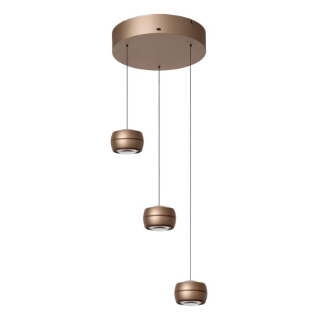 Lucide CORYFEE - Suspension - LED Dim. - CCT - 3x6,3W 2200K/3000K - Champagne Couleur - Vibes