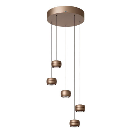 Lucide CORYFEE - Suspension - Ø 38 cm - LED Dim. - CCT - 5x6W 2200K/3000K - Champagne Couleur - Vibes