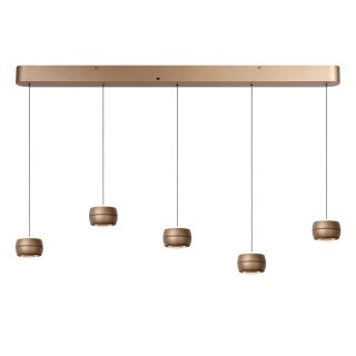 Lucide CORYFEE - Suspension - LED Dim. - CCT - 5x6W 2200K/3000K - Champagne Couleur - Vibes