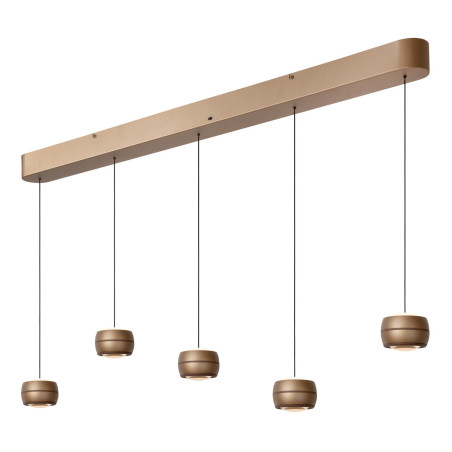 Lucide CORYFEE - Suspension - LED Dim. - CCT - 5x6W 2200K/3000K - Champagne Couleur - Vibes