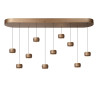 Lucide CORYFEE - Suspension - LED Dim. - CCT - 10x6W 2200K/3000K - Champagne Couleur - Vibes