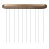 Lucide CORYFEE - Suspension - LED Dim. - CCT - 10x6W 2200K/3000K - Champagne Couleur - Vibes