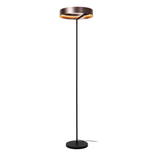 Lucide LEONARD - Lampadaire - Ø 40 cm - LED - CCT - 1x24W 2200K/3000K - Café - Vibes