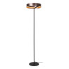 Lucide LEONARD - Lampadaire - Ø 40 cm - LED - CCT - 1x24W 2200K/3000K - Café - Vibes
