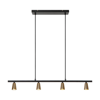 Lucide TIANA - Suspension - 4xGU10 (MR16) - Champagne Couleur - Essential