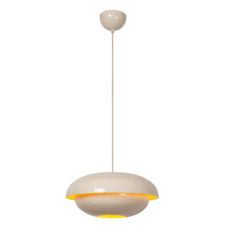 Lucide YOUNES - Suspension - Ø 40 cm - 1xE27 - Crème - Essential