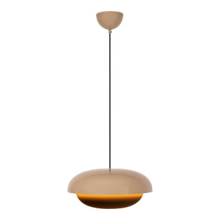 Lucide YOUNES - Suspension - Ø 40 cm - 1xE27 - Taupe - Essential