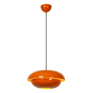 Lucide YOUNES - Suspension - Ø 40 cm - 1xE27 - Orange - Essential