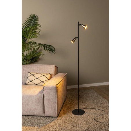 Lucide TIANA - Lampadaire - 2xGU10 (MR16) - Champagne Couleur - Essential
