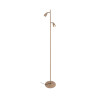 Lucide TIANA - Lampadaire - 2xGU10 (MR16) - Taupe - Essential