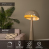 Lucide BARONE - Lampadaire - Ø 52,6 cm - 1xE27 - Taupe - Vibes
