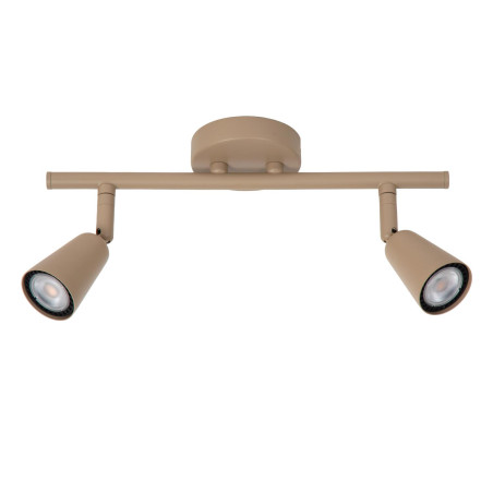 Lucide TIANA - Spot mural / Applique mural - 2xGU10 (MR16) - Taupe - Essential