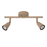Lucide TIANA - Spot mural / Applique mural - 2xGU10 (MR16) - Taupe - Essential