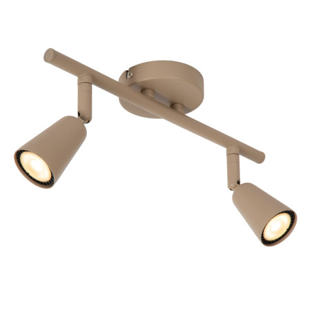 Lucide TIANA - Spot mural / Applique mural - 2xGU10 (MR16) - Taupe - Essential
