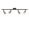 Lucide TIANA - Spot plafond - 4xGU10 (MR16) - Champagne Couleur - Essential