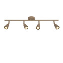 Lucide TIANA - Spot plafond - 4xGU10 (MR16) - Taupe - Essential