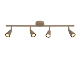 Lucide TIANA - Spot plafond - 4xGU10 (MR16) - Taupe - Essential