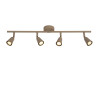 Lucide TIANA - Spot plafond - 4xGU10 (MR16) - Taupe - Essential