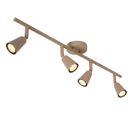 Lucide TIANA - Spot plafond - 4xGU10 (MR16) - Taupe - Essential