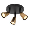 Lucide TIANA - Spot plafond - 3xGU10 (MR16) - Champagne Couleur - Essential