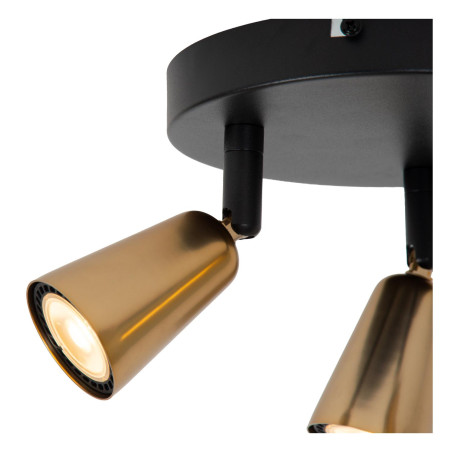 Lucide TIANA - Spot plafond - 3xGU10 (MR16) - Champagne Couleur - Essential