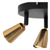 Lucide TIANA - Spot plafond - 3xGU10 (MR16) - Champagne Couleur - Essential