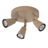 Lucide TIANA - Spot plafond - 3xGU10 (MR16) - Taupe - Essential