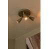Lucide TIANA - Spot plafond - 3xGU10 (MR16) - Taupe - Essential