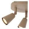 Lucide TIANA - Spot plafond - 3xGU10 (MR16) - Taupe - Essential