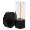 Lucide FILANI - Applique murale Intérieur/Extérieur - LED - 1x6,5W 2700K - IP54 - Noir - Essential