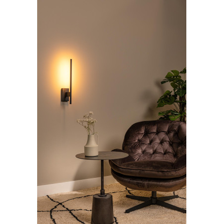 Lucide FINAN - Applique murale - LED - 1x6W 2700K - Point de rechargement USB - Noir