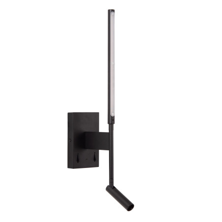 Lucide FINAN - Applique murale - LED - 2700K - Point de rechargement USB - Noir