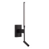 Lucide FINAN - Applique murale - LED - 2700K - Point de rechargement USB - Noir