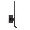 Lucide FINAN - Applique murale - LED - 2700K - Point de rechargement USB - Noir