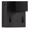 Lucide FINAN - Applique murale - LED - 2700K - Point de rechargement USB - Noir