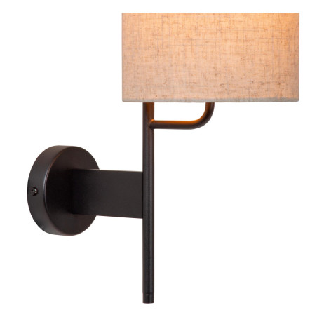 Lucide MAGIC - Applique murale - 1xE27 - Point de rechargement USB - Noir - L 18 x P 31 x H 50 cm