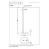 Lucide FINAN - Lampe de table - LED Dim. - 1x12W 2700K - Noir
