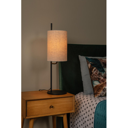 Lucide MAGIC - Lampe de table - Ø 18 cm - 1xE27 - Noir