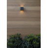 Lucide AXI - Spot mural / Applique mural Salle de bains - LED - 2x3,5W 2700K - IP54 - Angle du - L 10 x P 10 - Réf. 69200/06/30
