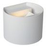 Lucide AXI - Spot mural / Applique mural Salle de bains - LED - 2x3,5W 2700K - IP54 - Angle du - L 13,5 x P - Réf. 69201/06/31