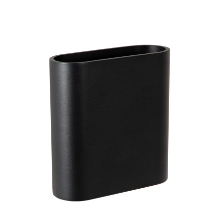 Lucide ATILA - Applique murale Intérieur/Extérieur - LED Dim. - 2x5W 2700K - IP65 - Noir - L 16 x P 6,3 x H 17 cm