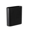 Lucide ATILA - Applique murale Intérieur/Extérieur - LED Dim. - 2x5W 2700K - IP65 - Noir - L 16 x P 6,3 x H 17 cm