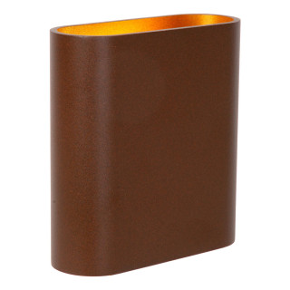 Lucide ATILA - Applique murale Intérieur/Extérieur - LED Dim. - 2x5W 2700K - IP54 - Rouille