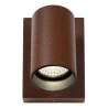 Lucide EMERIC - Spot mural / Applique mural Intérieur/Extérieur - LED - CCT - 1x10W 2200K/3000K - IP54 - Rouille - Essential
