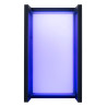 Lucide QUADRA - Smart Applique murale Intérieur/Extérieur - LED - RGBCW - 1x11W 2700K/6500K - IP65 - - L 8,3 x P 14,5 x H 24 cm