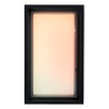 Lucide QUADRA - Smart Applique murale Intérieur/Extérieur - LED - RGBCW - 1x11W 2700K/6500K - IP65 - - L 10 x P 14,5 x H 24 cm