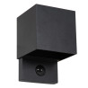Lucide TADZIO - Applique murale Intérieur/Extérieur - LED - CCT - 1x7W 2700K/4000K - IP65 - - L 10,2 x P 10 - Réf. 69810/07/30